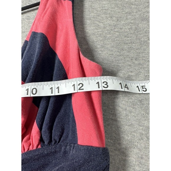 Lilly Pulitzer Maxi Dress Striped Coastal‎ Nautical Pink Navy Blue Size XS. - Picture 5 of 11
